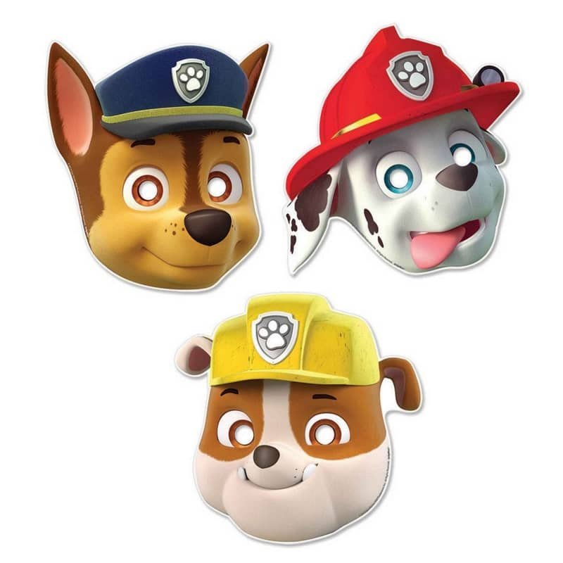 PAW Patrol Paper Masks 8pk - NextParty