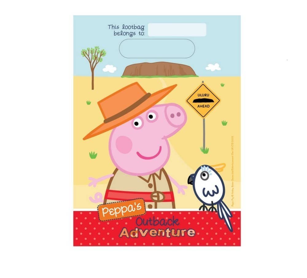 Peppa Pig Australian Adventure Party Pack 40pk - NextParty