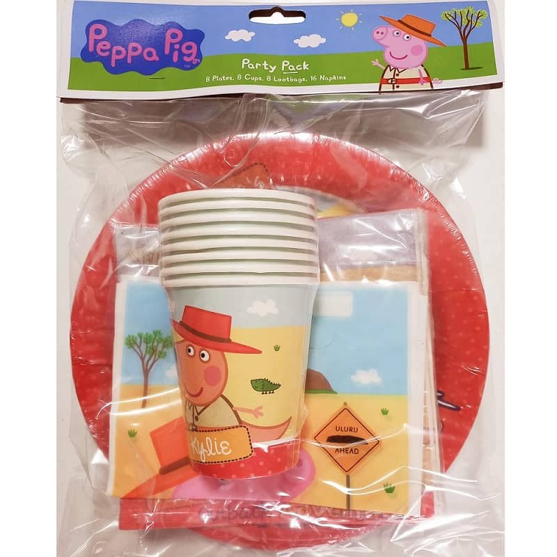 Peppa Pig Australian Adventure Party Pack 40pk - NextParty