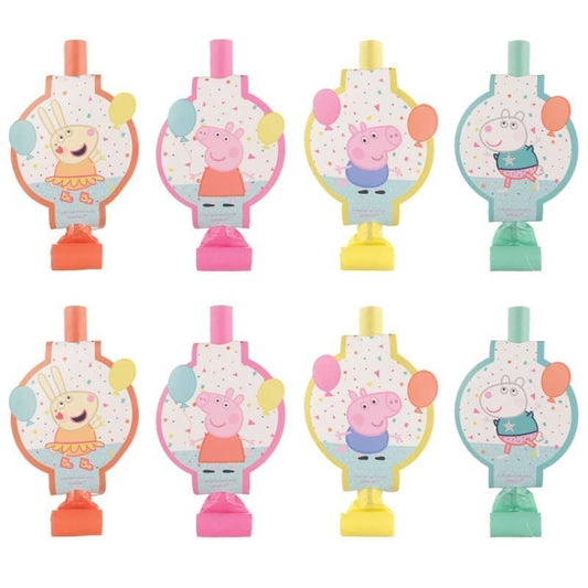 Peppa Pig Blowouts 8pk Party Favour - NextParty