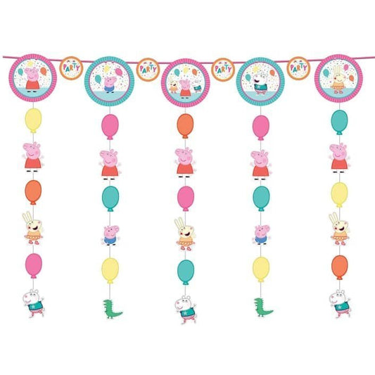 Peppa Pig Confetti Party Hanging String Decorations 1.2M - NextParty