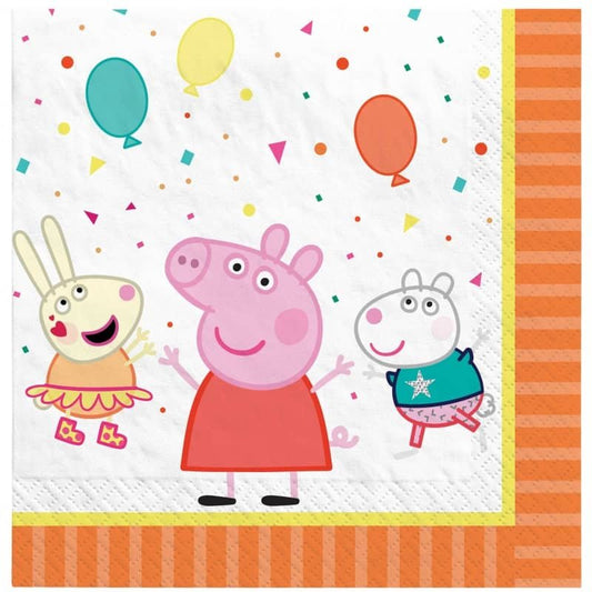 Peppa Pig Lunch Napkins 16pk Serviettes - NextParty