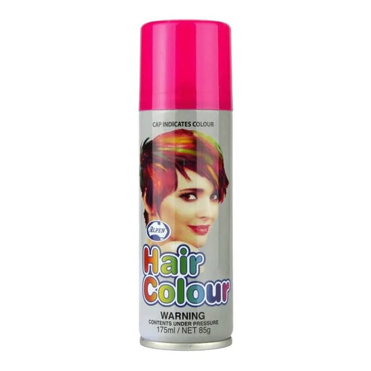 Pink Hair Spray 175ML Temporary Plain Coloured Hairspray - NextParty