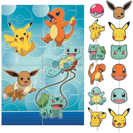 Pokemon Classic Scene Setter With 12 Photo Props - NextParty