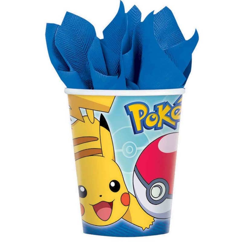 Pokemon Core Paper Cups 8pk - NextParty