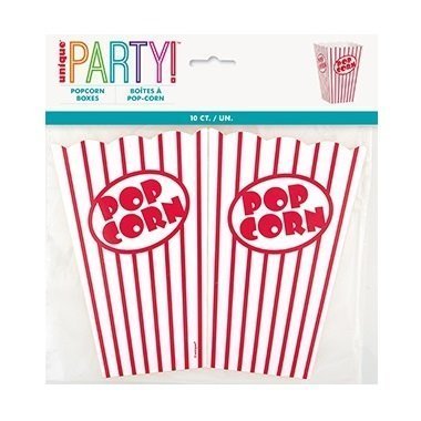 Popcorn Boxes 10pk Movie Night - NextParty