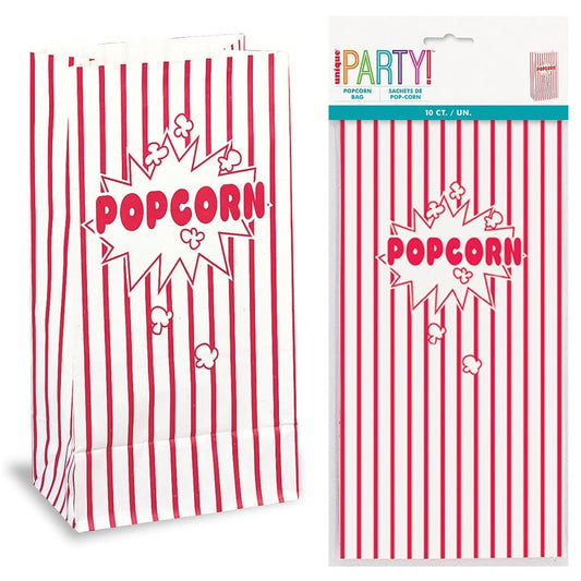 Popcorn Paper Bags 10k Movie Night - NextParty