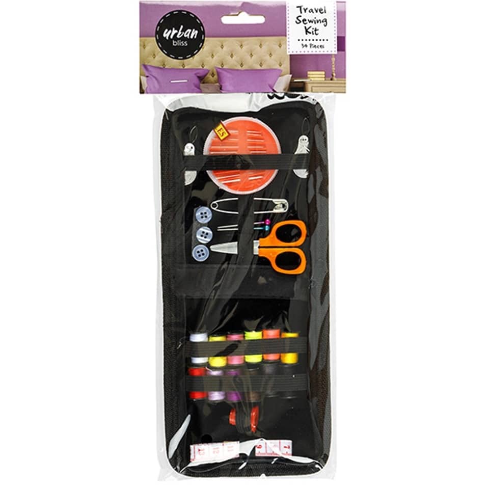 Portable Sewing Kit 34pk With Travel Case - NextParty