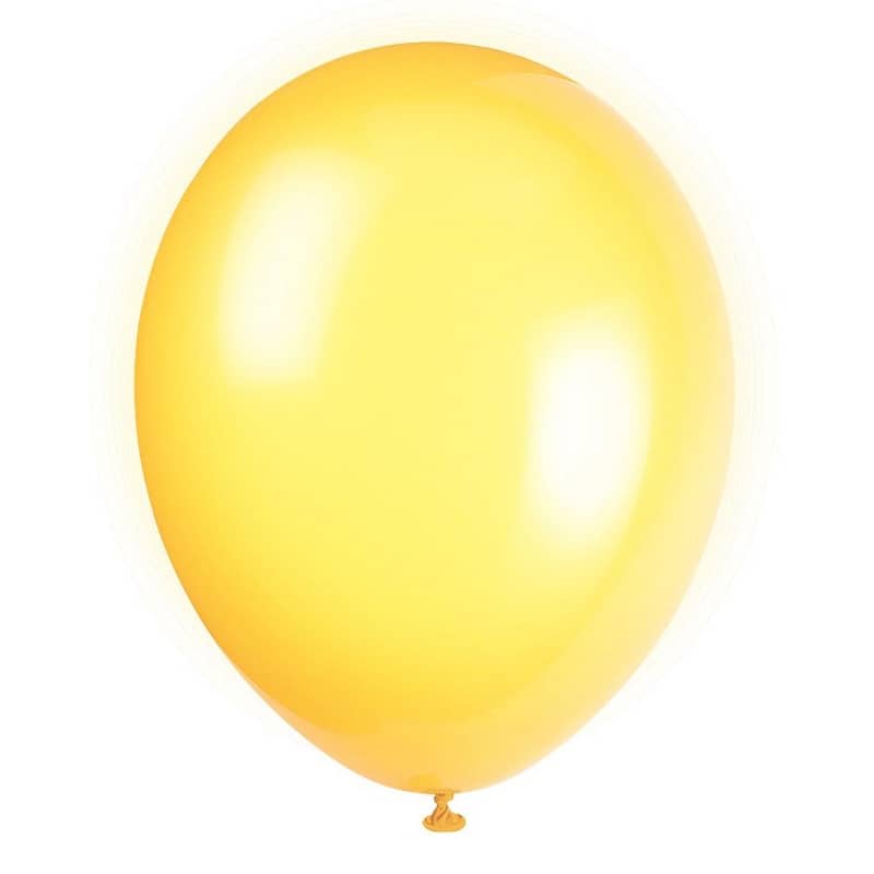 Premium Lemon Yellow Latex Balloons 30cm (12") 10pk - NextParty