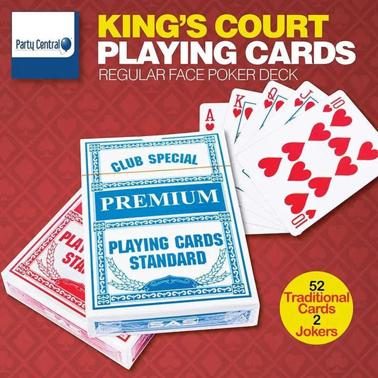 Premium Playing Cards King's Court Poker Game - NextParty