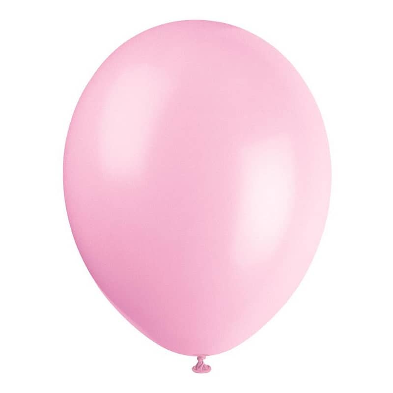 Premium Powder Pink Latex Balloons 30cm (12") 10pk - NextParty