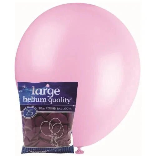 Pretty Purple Solid Colour Latex Balloons 30cm (12") 25pk - NextParty