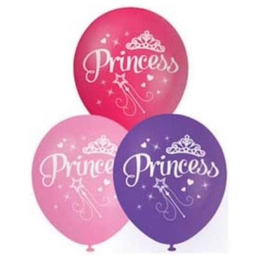 Princess Latex Balloons 30CM (12") 10pk Decorations - NextParty