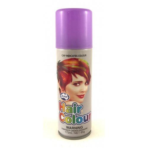 Purple Hair Spray 175ML Temporary Plain Coloured Hairspray - NextParty