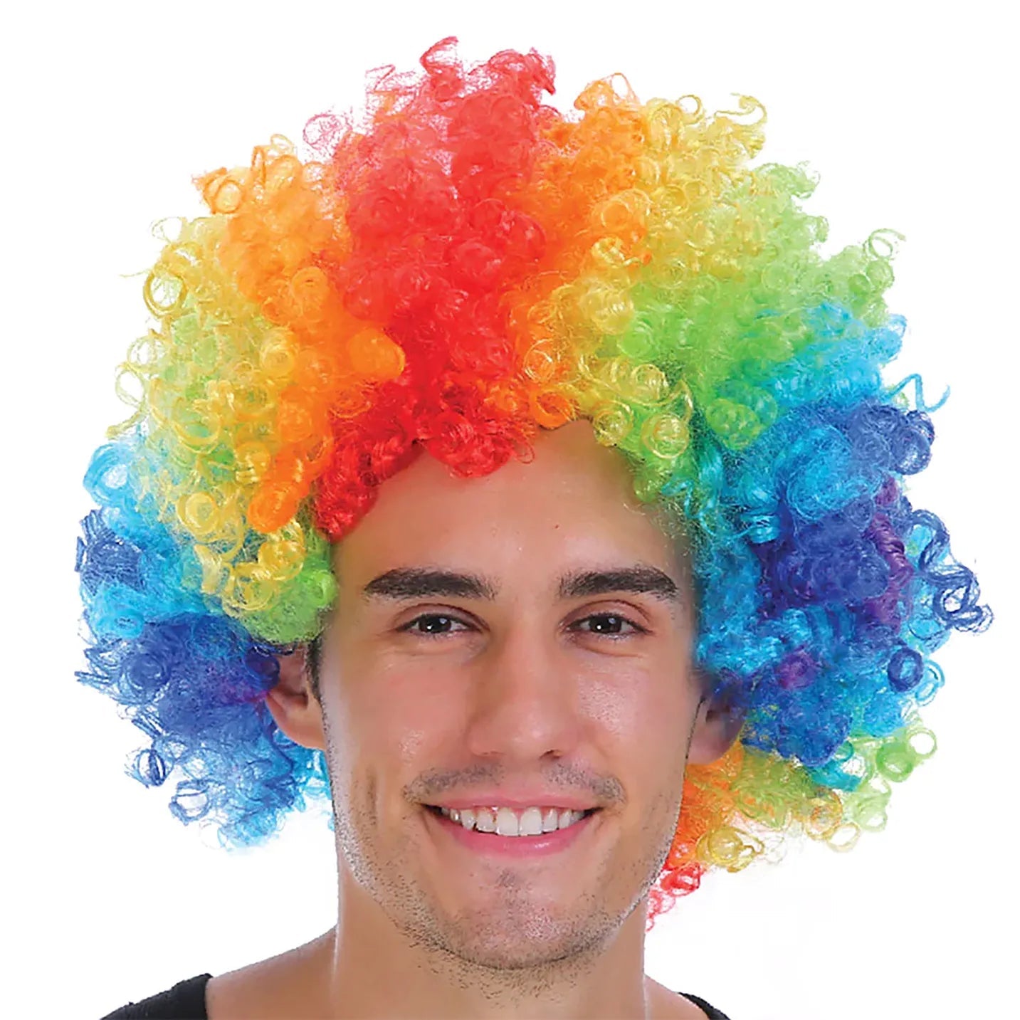 Rainbow Afro Wig - NextParty