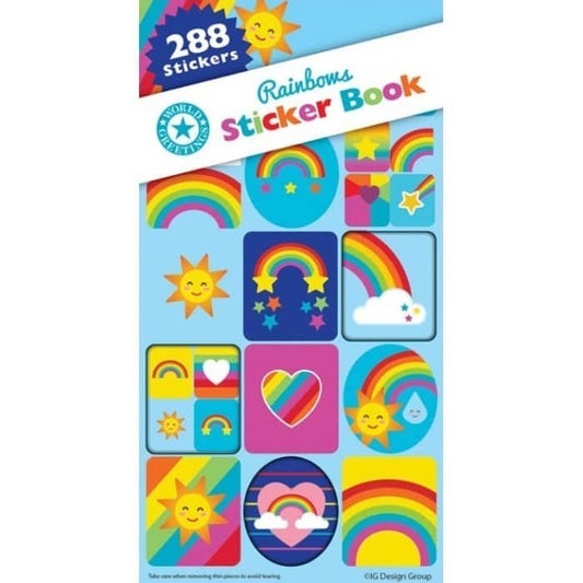 Rainbows Sticker Book 288pk Party Favour - NextParty