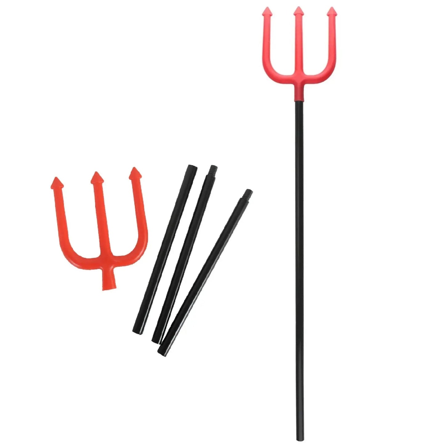 Red Devil Pitchfork 110CM (43") Halloween Accessories - NextParty