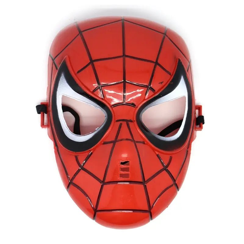 Red Spider Hero Plastic Mask - NextParty