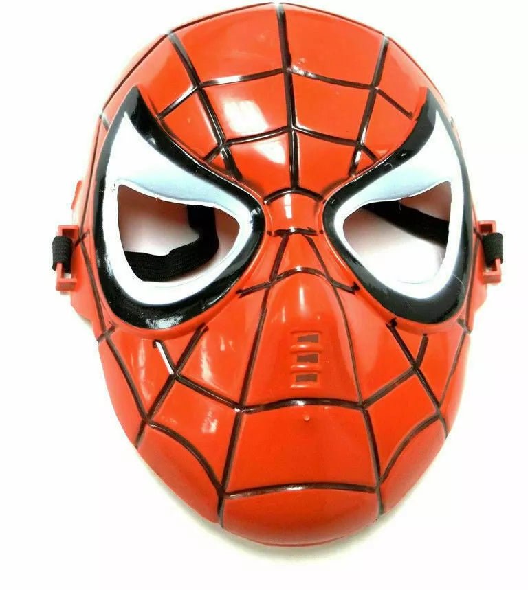 Red Spider Hero Plastic Mask - NextParty