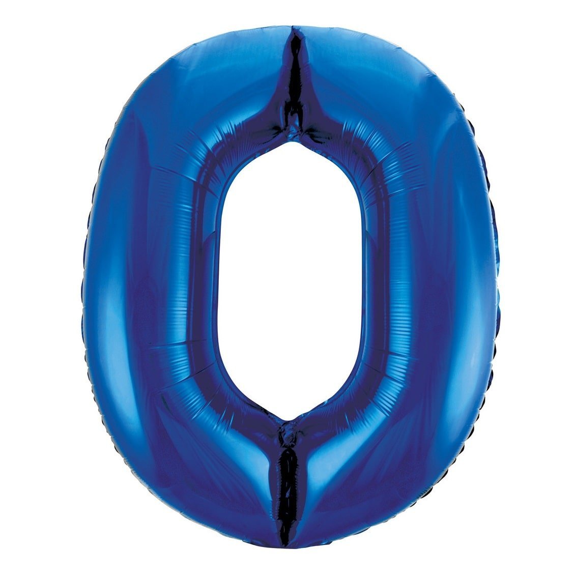 Royal Blue Number 0 Giant Numeral Foil Balloon 86CM (34") - NextParty