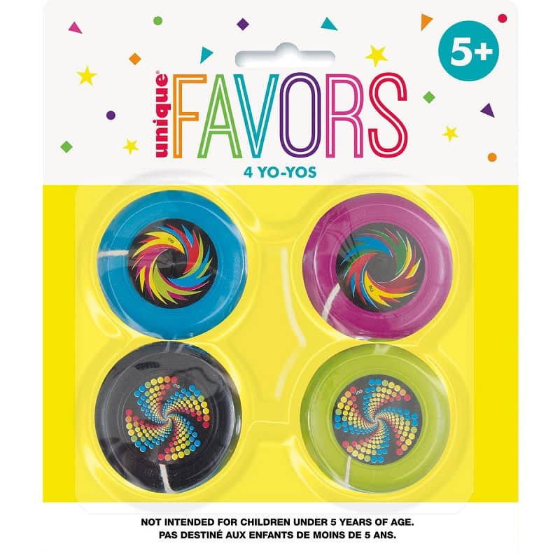 Small Yo - Yos (YoYos) 4pk Party Favours - NextParty