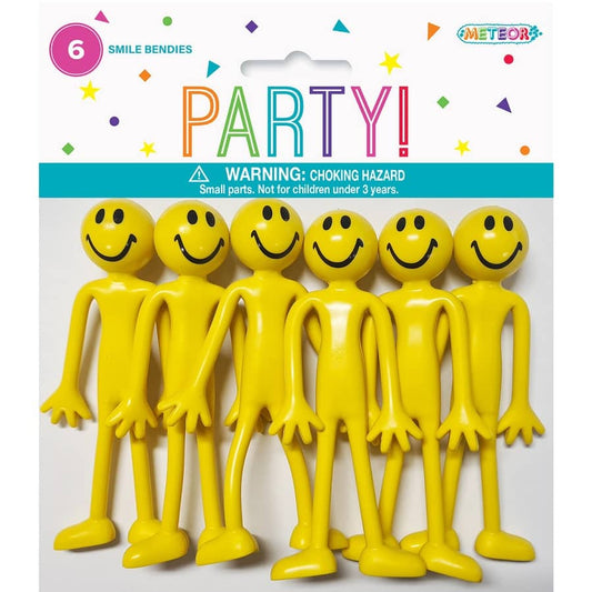 Smile Bendies 6pk Party Favours - NextParty