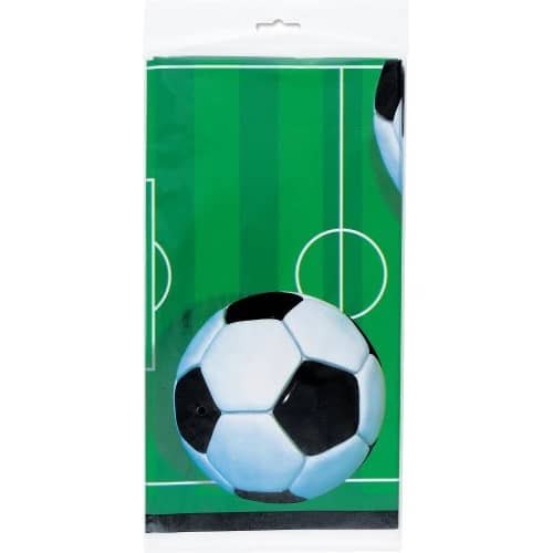 Soccer Ball Plastic Table Cover Tablecloth - NextParty