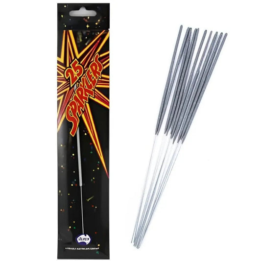 Sparklers 25cm 25pk Birthday Party Activities - NextParty