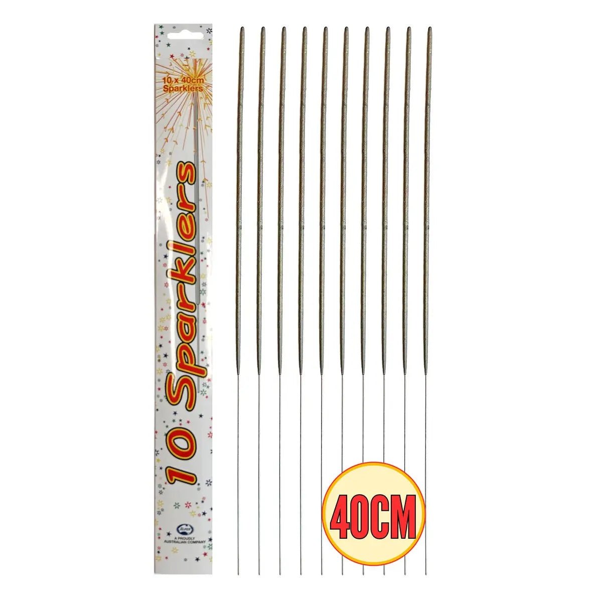 Sparklers 40cm 10pk Birthday Party Activities - NextParty