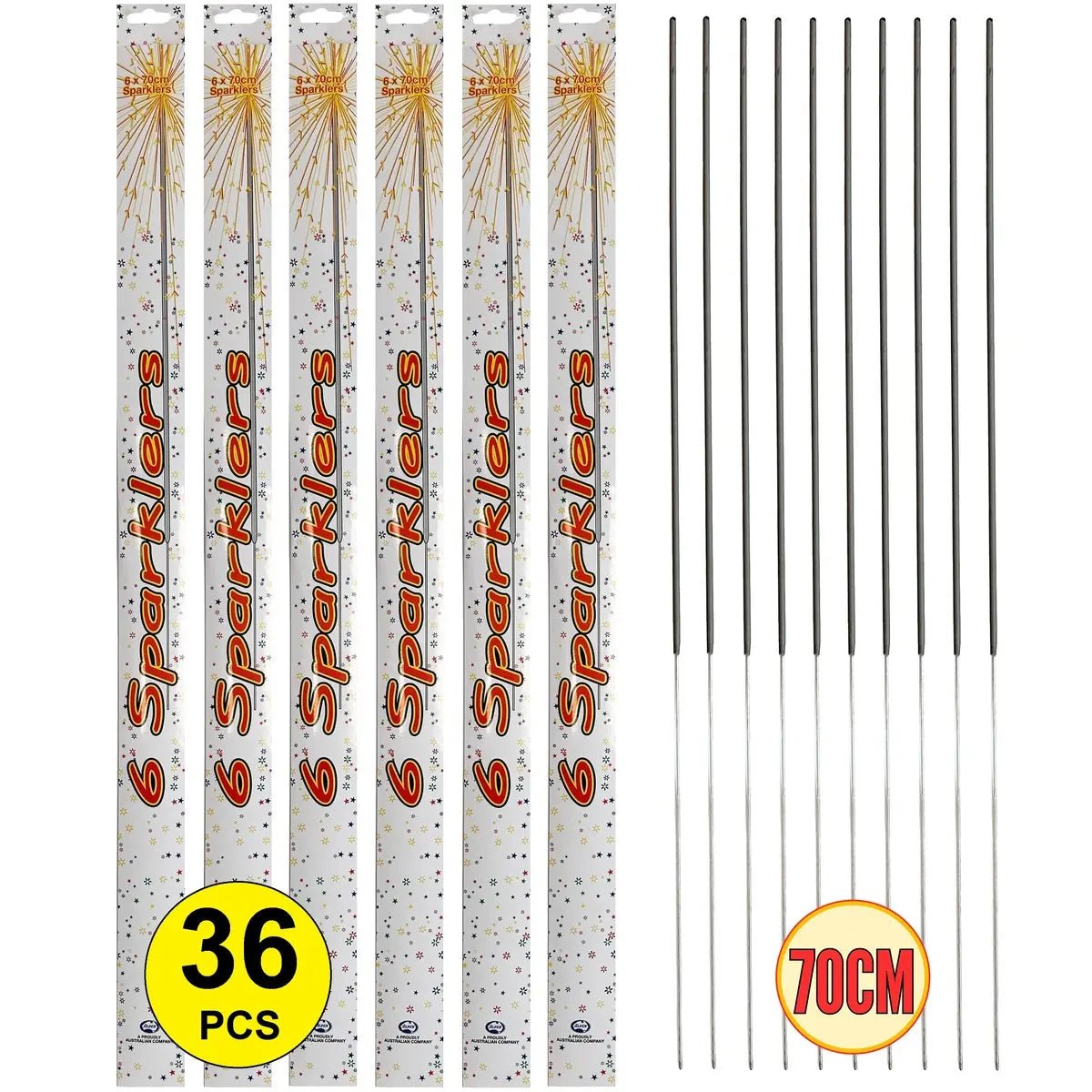 Sparklers 70cm 36pk Birthday Party Activities - NextParty