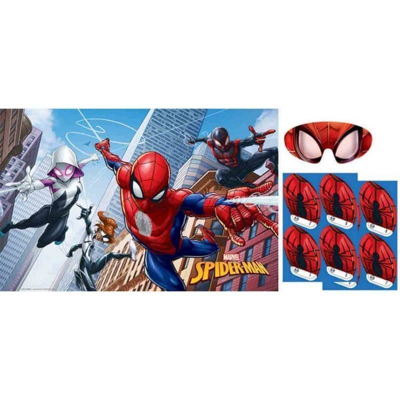 Spider - Man Blindfold Party Game Webbed Wonder - NextParty