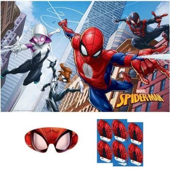 Spider - Man Blindfold Party Game Webbed Wonder - NextParty