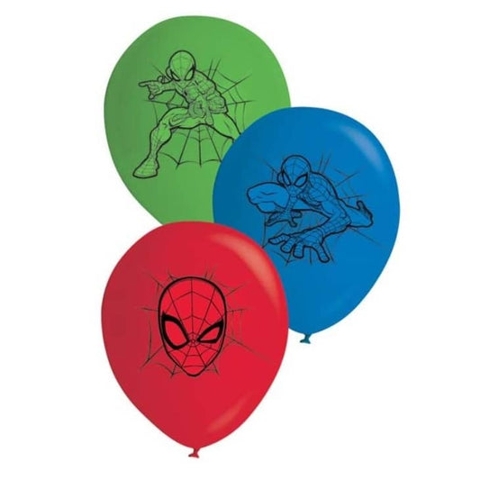 Spider - Man Latex Balloons 30cm (12") 10pk - NextParty