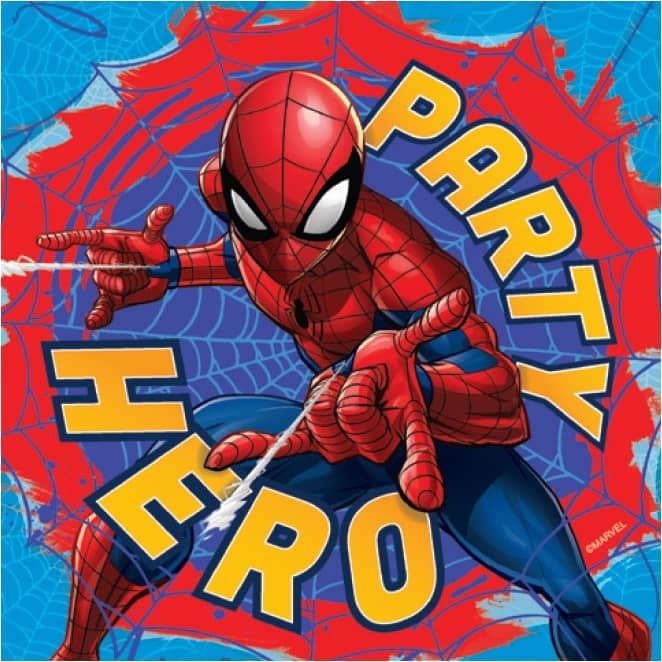 Spider - Man Lunch Napkins 20pk - NextParty