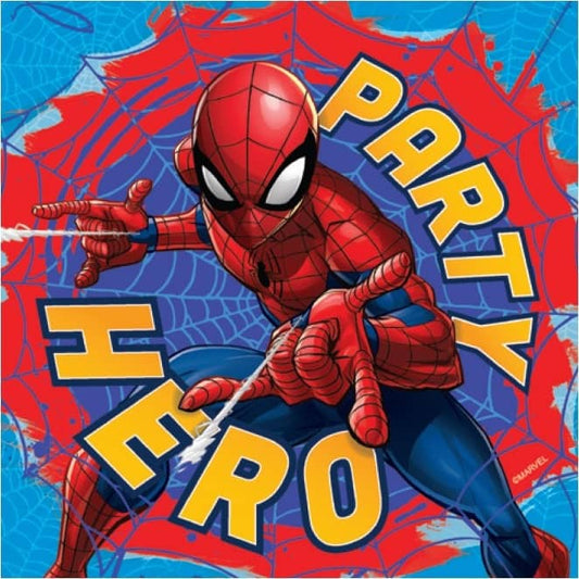 Spider - Man Lunch Napkins 20pk - NextParty