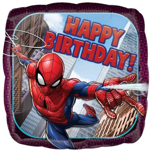 Spider - Man Square Foil Balloon 43cm (17") - NextParty