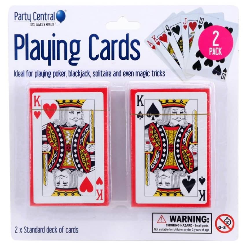 Standard Deck Playing Cards 2pk Solitaire Magic Casino Poker Pack - NextParty