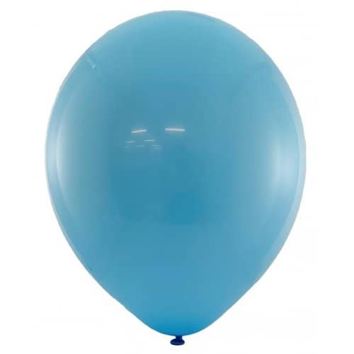 Standard Light Blue Latex Balloons 30cm (12") 25pk - NextParty