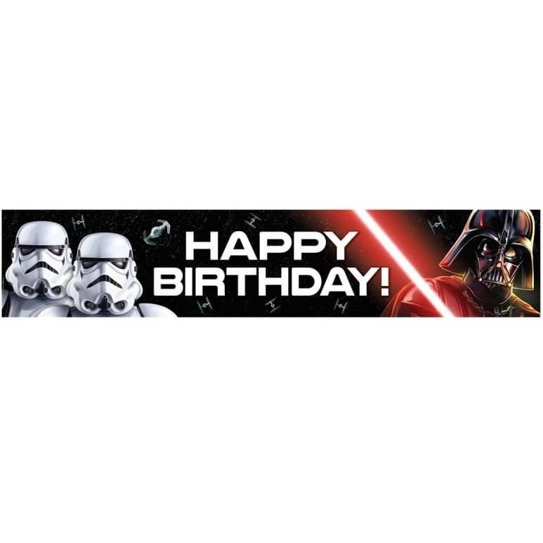 Star Wars Classic Plastic Party Banner 1.5M - NextParty