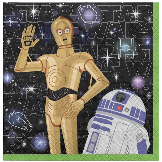 Star Wars Galaxy Beverage Napkins 16pk - NextParty