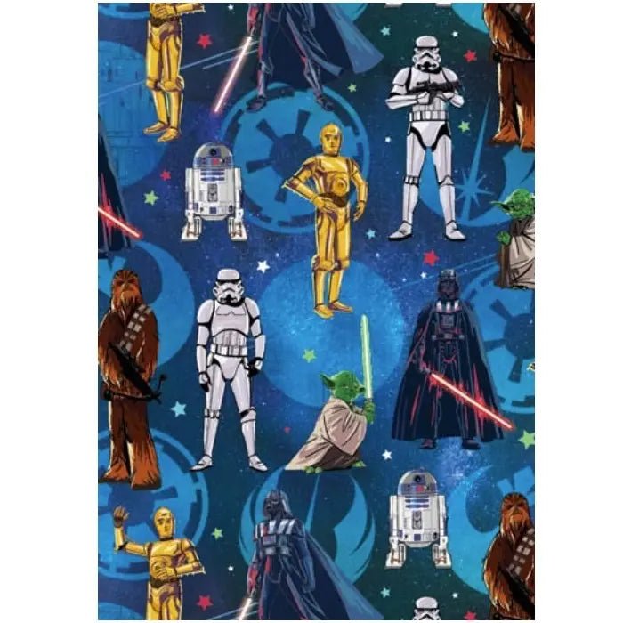 Star Wars Gift Wrap 1 Sheet Folded - NextParty