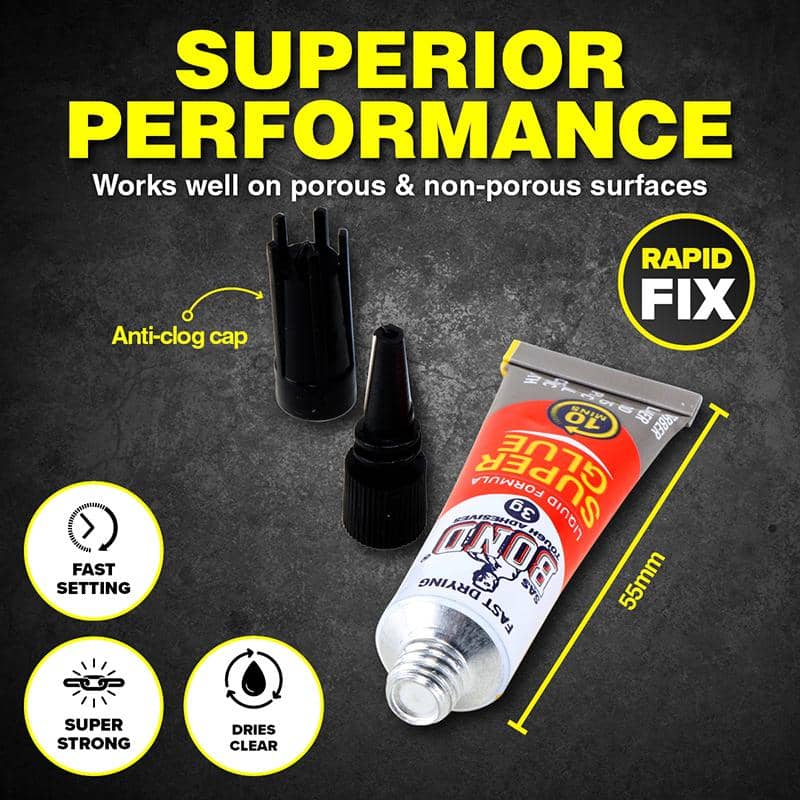 Super Glue Value Pack 7pk 3g Each (Dries Clear) - NextParty