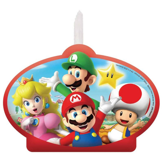 Super Mario Bros. Birthday Cake Candle 11cm - NextParty