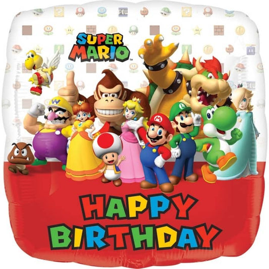 Super Mario Bros. Foil Balloon 43CM (17") - NextParty