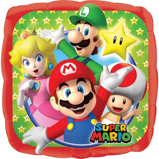 Super Mario Bros. Foil Balloon 43CM (17") - NextParty