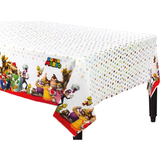 Super Mario Bros. Plastic Table Cover Tablecloth - NextParty