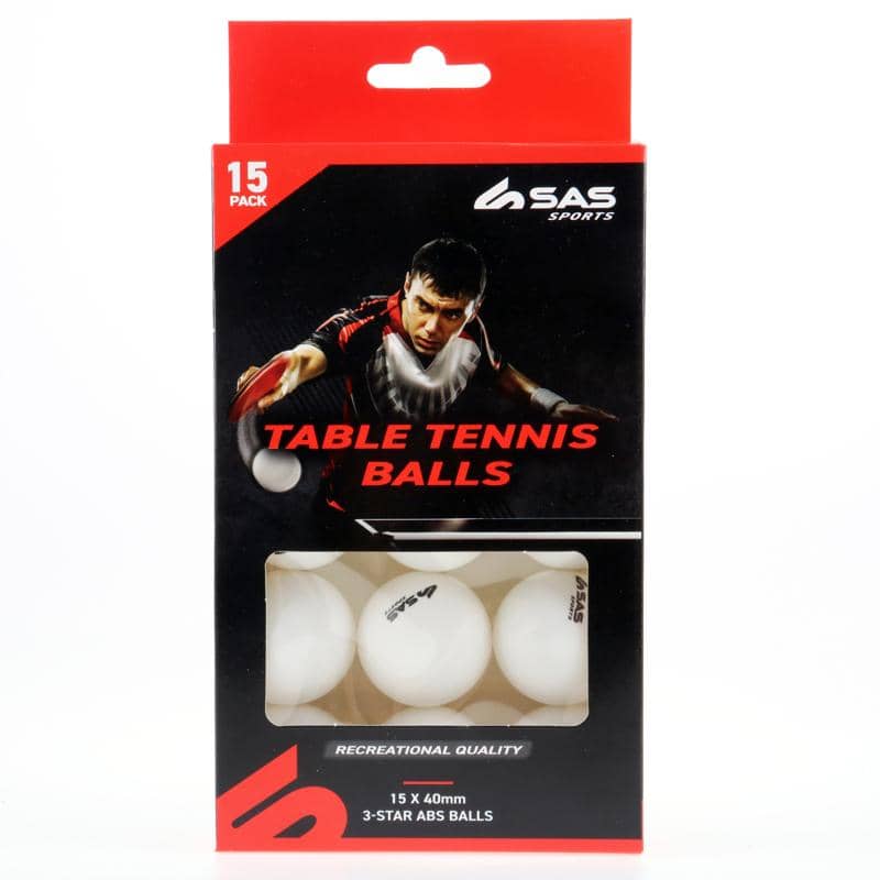 Table Tennis Balls 15pk ABS - NextParty