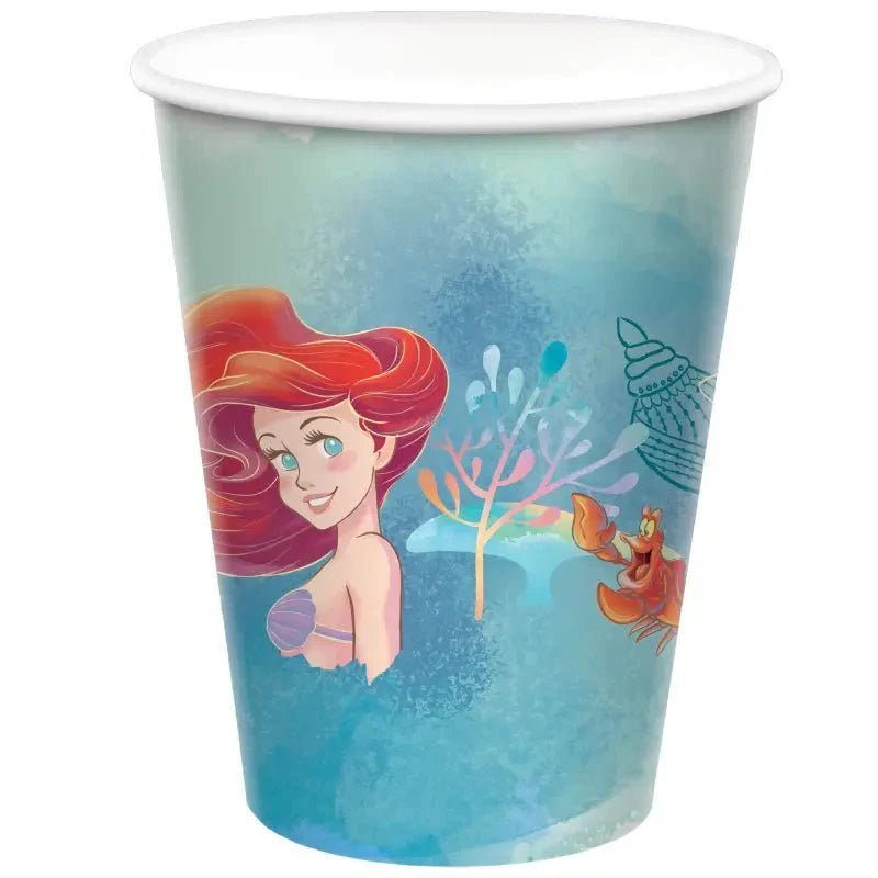 The Little Mermaid Paper Cups 8pk - NextParty