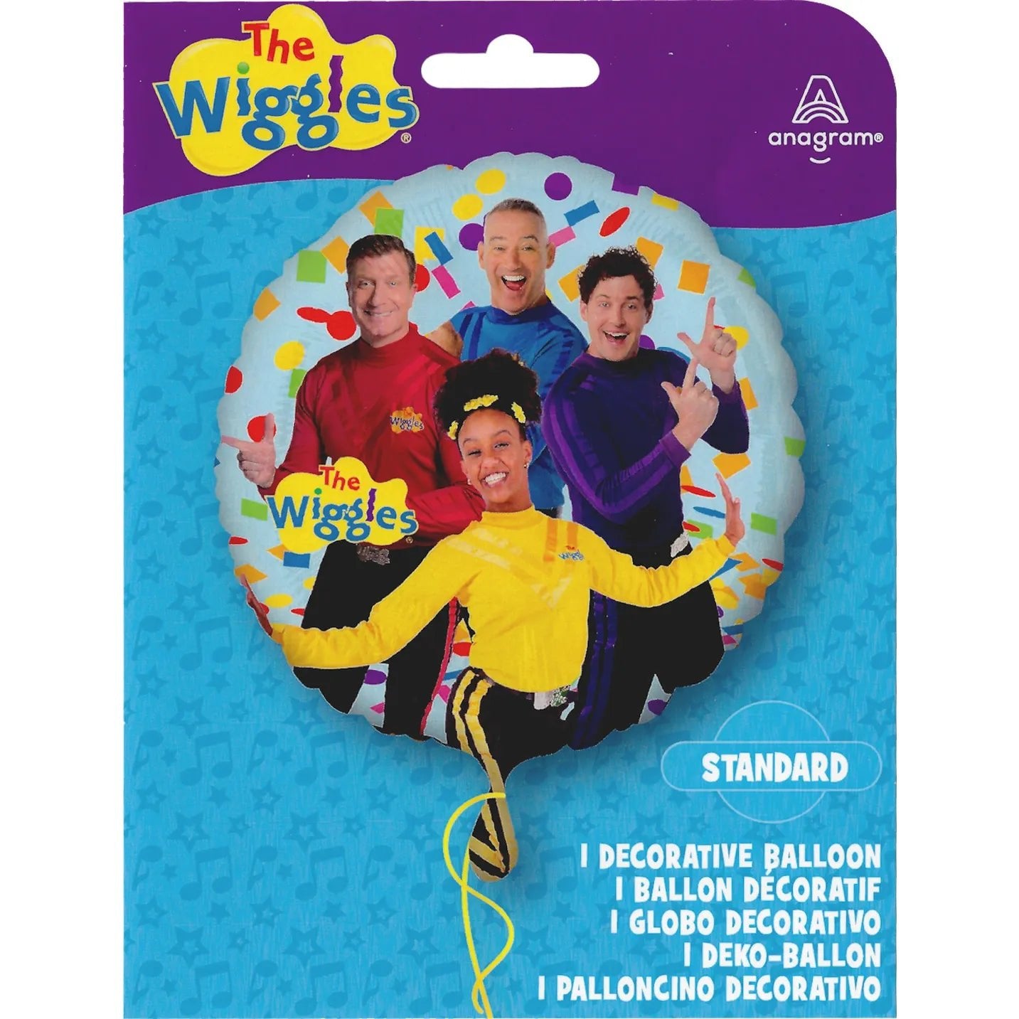 The Wiggles Foil Balloon 43cm (17") Round - NextParty