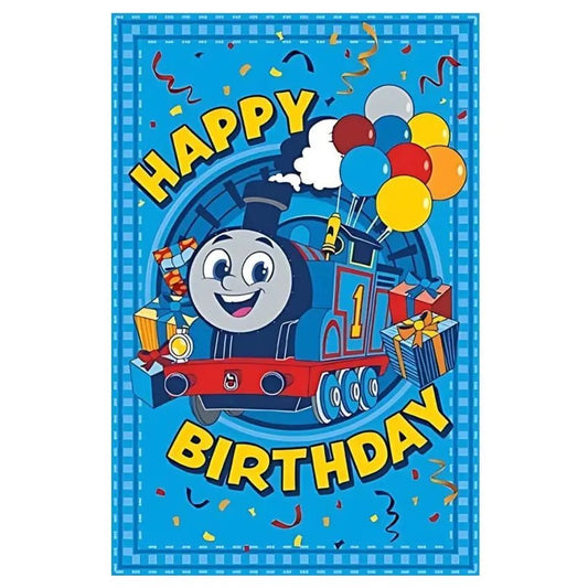 Thomas The Tank Engine Birthday Card 11.5cm x 18cm With Blue Envelope - NextParty